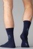 Носки мужские средней длины с рисунком Omsa for men Style  - фото 1