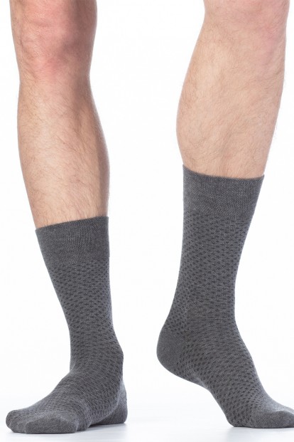 Хлопковые мужские носки Giulia Comfort MELANGE 03 - фото 1