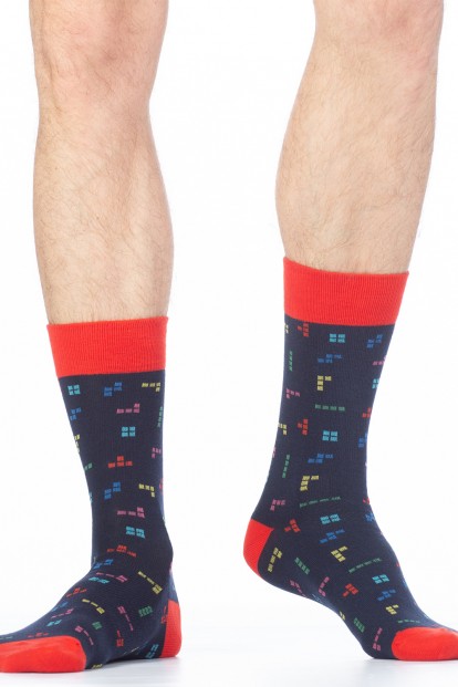 Мужские носки с рисунком Giulia for men MSL 018 - фото 1