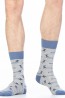 Мужские носки с рисунком Giulia for men MSL 020 - фото 1