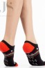 Короткие новогодние женские носки с елочными игрушками HOBBY LINE 2020 - фото 4