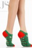 Короткие новогодние женские носки со снеговиком HOBBY LINE 2021 - фото 4