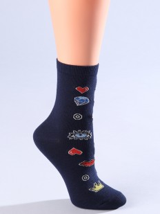 Женские носки с цветными принтами Giulia WSL-015