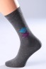 Хлопковые мужские носки с ромбами Giulia Comfort MELANGE 01 - фото 2