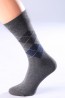 Хлопковые мужские носки с ромбами Giulia Comfort MELANGE 02 - фото 2