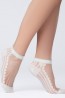 Короткие женские носки с усиленной хлопковой стопой и прозрачным верхом Giulia Ws2 crystal 2301 - фото 2