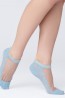 Короткие женские носки с усиленной хлопковой стопой и прозрачным верхом Giulia Ws2 crystal 2301 - фото 4