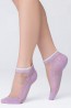 Короткие женские носки с усиленной хлопковой стопой и прозрачным верхом Giulia Ws2 crystal 2301 - фото 5