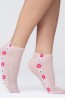 Женские цветные носки из хлопка с рельефным рисунком Giulia Ws2 flowers - фото 11
