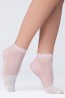 Женские хлопковые короткие носки с ажурным узором Giulia Ws2 summer 01 - фото 6