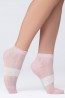 Женские хлопковые короткие носки с ажурным узором Giulia Ws2 summer 01 - фото 8