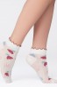Женские хлопковые короткие носки с ажурным узором Giulia Ws2 wave 01 - фото 6