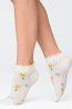 Женские хлопковые короткие носки с ажурным узором Giulia Ws2 wave 01 - фото 9