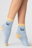 Женские хлопковые средние носки с рисунком на щиколотке Giulia Ws3 basic 005 - фото 12