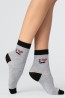 Женские хлопковые средние носки с рисунком на щиколотке Giulia Ws3 basic 005 - фото 6