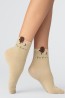 Женские хлопковые средние носки с рисунком на щиколотке Giulia Ws3 basic 007 - фото 10