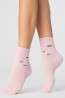 Женские хлопковые средние носки с рисунком на щиколотке Giulia Ws3 basic 008 - фото 7