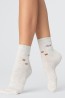 Женские хлопковые средние носки с рисунком на щиколотке Giulia Ws3 basic 008 - фото 3