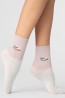 Женские хлопковые средние носки с рисунком на щиколотке Giulia Ws3 basic 009 - фото 8