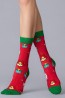 Женские хлопковые носки с новогодним рисунком Giulia Ws3 new year 2023 - фото 4