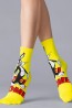 Женские высокие хлопковые носки с рисунком кролик Giulia Ws3 new year 2023-1 - фото 13