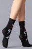 Женские высокие хлопковые носки с рисунком кролик Giulia Ws3 new year 2023-1 - фото 9