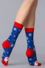 Женские хлопковые носки с новогодним рисунком Giulia Ws3 new year 2023 - фото 8