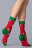 Женские хлопковые носки с новогодним рисунком Giulia Ws3 new year 2023 - фото 5