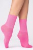 Женские хлопковые носки с широкой резинкой в рубчик Giulia Ws3 rib - фото 10