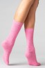Женские высокие шерстяные носки без рисунка Giulia Ws3 thermo classic - фото 4
