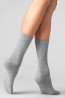 Женские высокие шерстяные носки без рисунка Giulia Ws3 thermo classic - фото 6