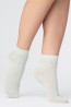 Женские хлопковые однотонные носки с рельефными полосками Giulia Ws3 trendy 04 - фото 6