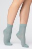 Женские однотонные дышащие носки с фактурным рисунком Giulia Ws3 trendy lattice 01 - фото 4