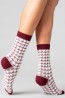 Женские высокие шерстяные носки с орнаментом Giulia Ws3 wool 2301 - фото 6