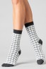 Женские высокие шерстяные носки с орнаментом Giulia Ws3 wool 2301 - фото 11
