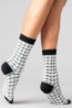 Женские высокие шерстяные носки с орнаментом Giulia Ws3 wool 2301 - фото 14