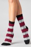 Женские высокие шерстяные носки с принтом снежинки Giulia Ws3 wool 2304 - фото 11