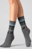 Женские шерстяные носки с зимним орнаментом Giulia Ws3 wool 2305 - фото 5
