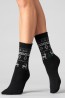 Женские шерстяные носки с зимним орнаментом Giulia Ws3 wool 2305 - фото 9