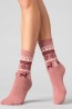 Женские шерстяные носки с зимним орнаментом Giulia Ws3 wool 2305 - фото 11