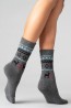 Женские шерстяные носки с зимним орнаментом Giulia Ws3 wool 2305 - фото 6