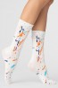 Женские высокие хлопковые носки с оригинальным принтом брызги краски Giulia Ws4 fashion 01 - фото 6