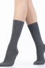 Высокие хлопковые серые носки Giulia WS4M-012 - фото 2