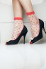 Модные капроновые прозрачные женские носки в горошек Giulia WSM-004 - фото 4
