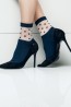 Женские модные высокие прозрачные носки в горошек Giulia WSM-018 - фото 2