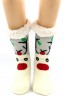 Высокие теплые женские носки с мехом внутри HOBBY LINE 30589-7 - фото 2