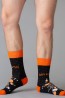 Новогодние мужские носки с ярким рисунком Giulia MS3 NEW YEAR 2106 - фото 3