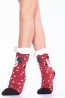 Теплые высокие женские новогодние носки с мехом внутри HOBBY LINE 30585-3 - фото 1
