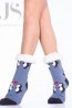 Теплые высокие женские новогодние носки с мехом внутри HOBBY LINE 30594 - фото 2