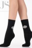 Высокие теплые женские носки разноцветные HOBBY LINE 6202-3 - фото 6